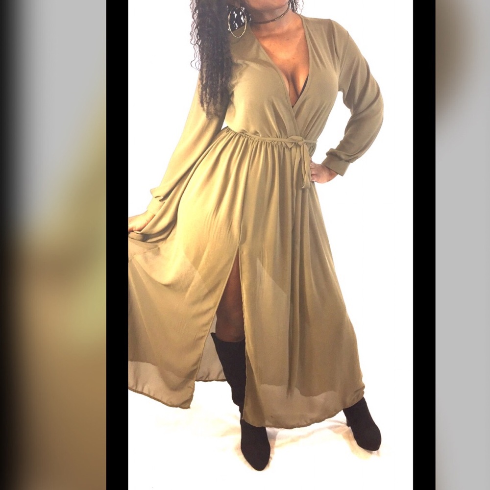 Faux wrap dress. New!!